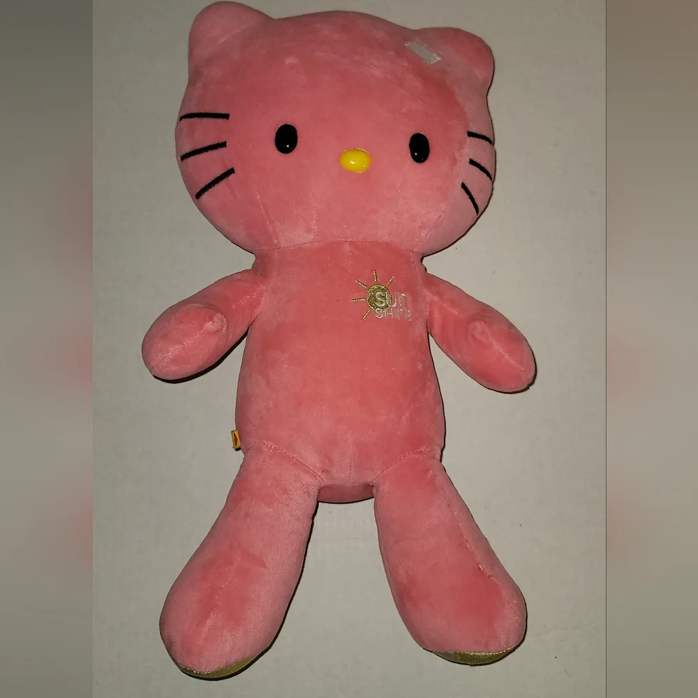 Hello Kitty Build A Bear Sunshine Limited Edition Coral Pink Flower 2013 Rare